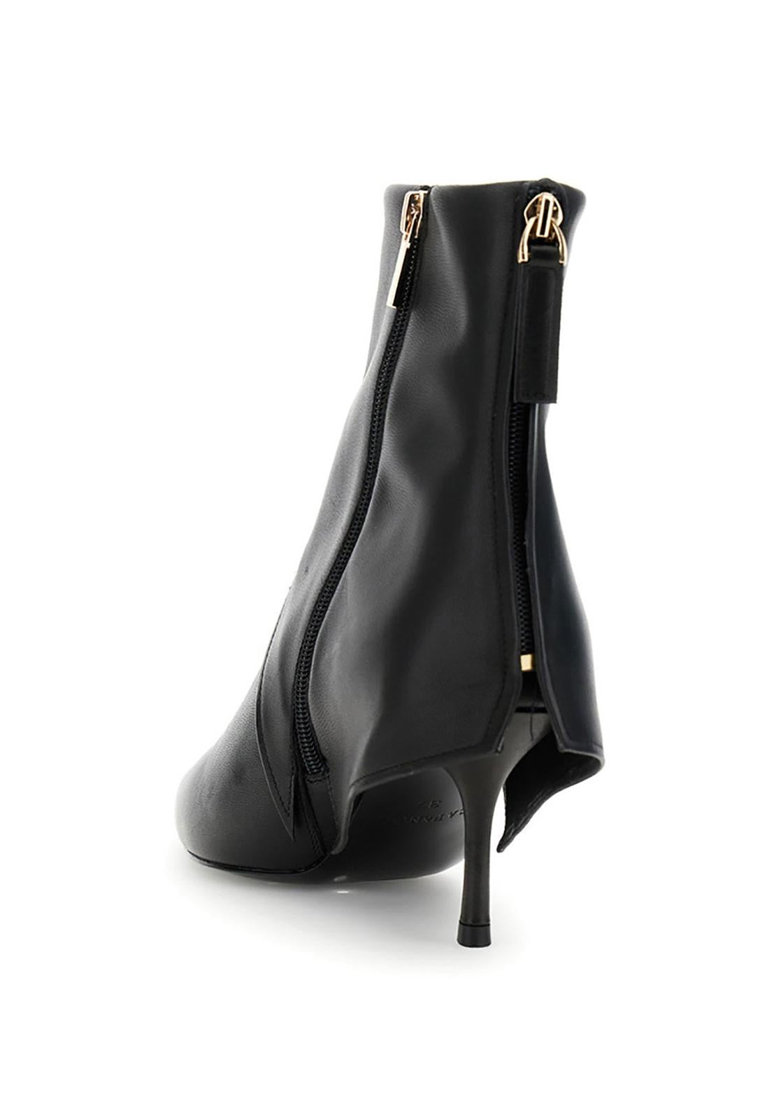 Tronchetti donna di CafèNoir con risvolto in pelle tacco 7,5 Cm NA4207