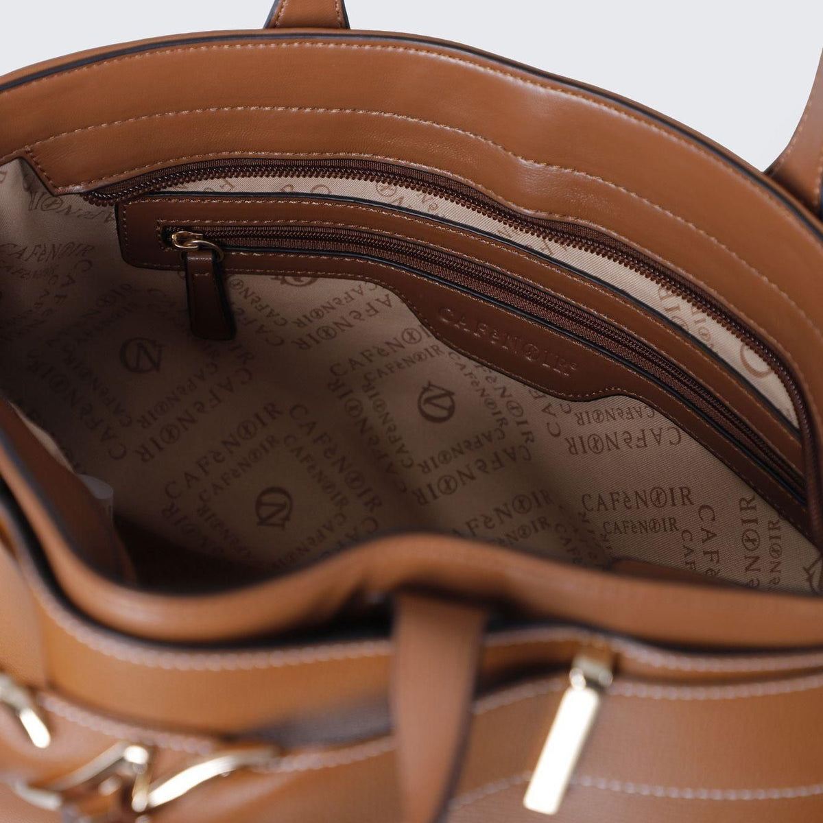 Borsa a mano in similpelle di CafèNoir con un elegante passante WG0918