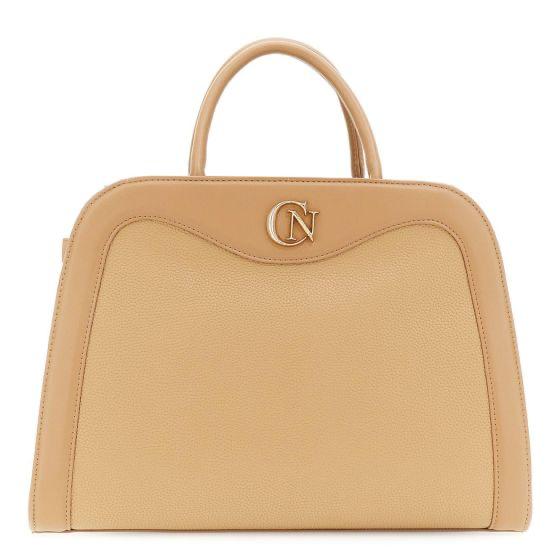 Borsa Tote in similpelle di CafèNoir con effetto pelle granosa MA0904