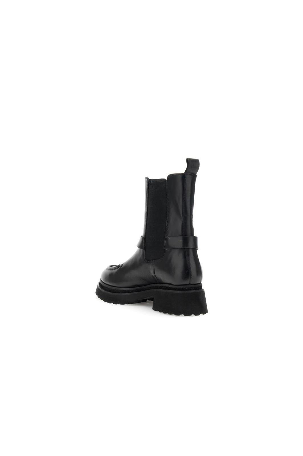 Tronchetti donna in pelle di CafèNoir con elastico e accessorio in metallo FD1002