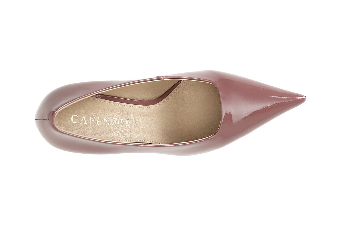Décolleté cafenoir in vernice rosa antico NA3047