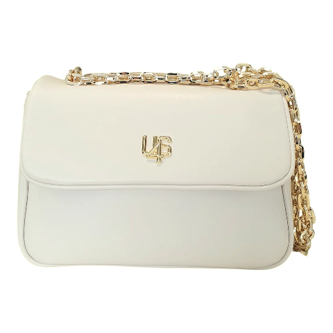 BORSA A TRACOLLA CON PATTA BEIGE 4US CESARE PACIOTTI 4US