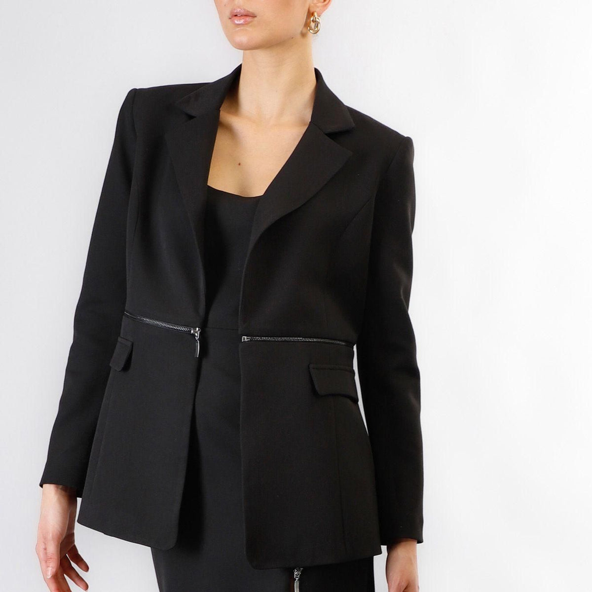 Giacca donna CafèNoir con zip in vita JH0075