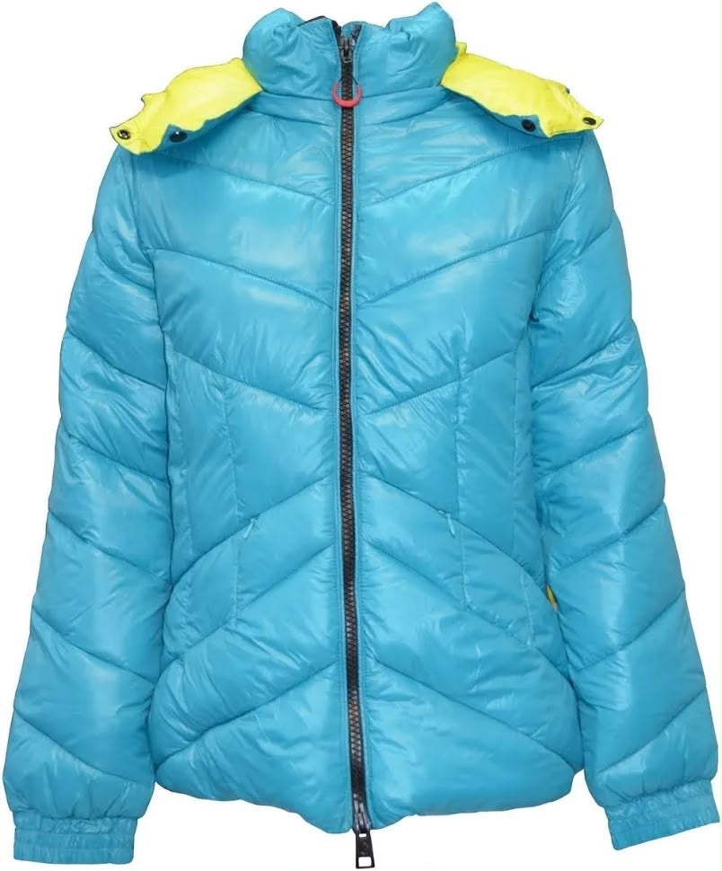 Piumino con trapunta ad onda in nylon ultralight JN0027