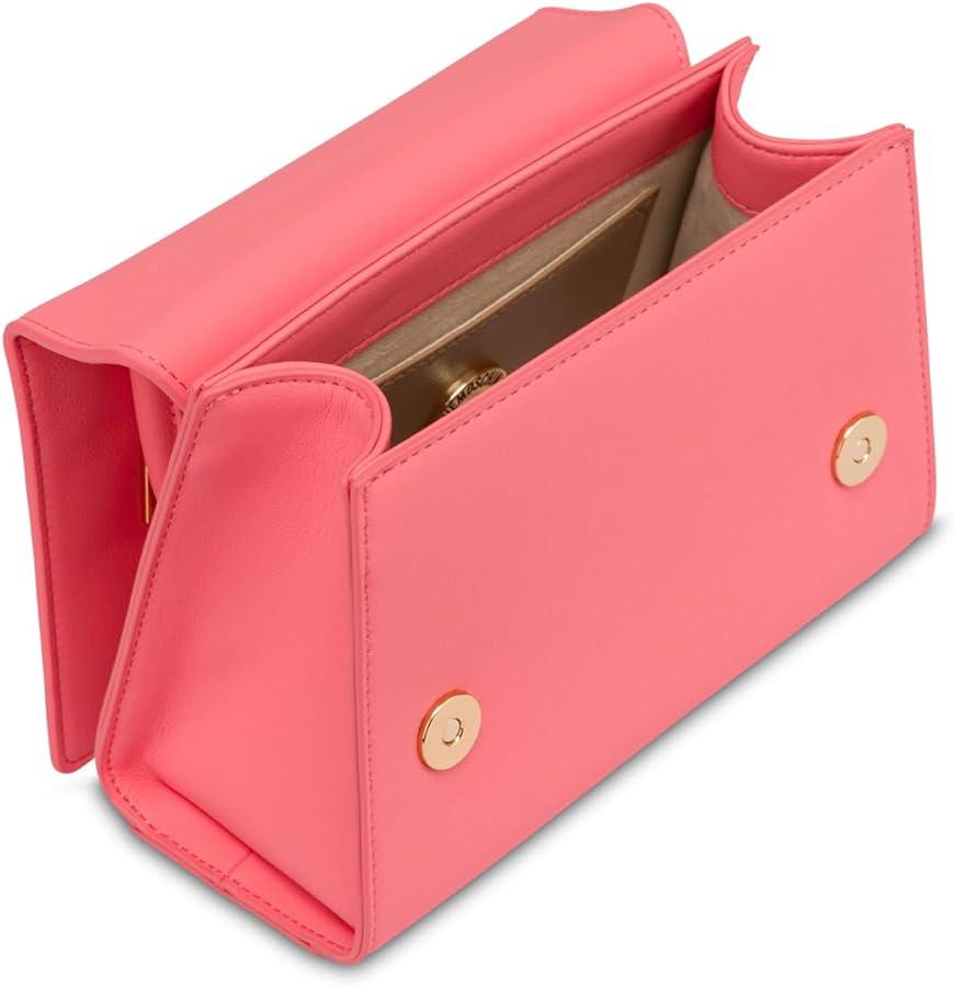 Borsa Donna a Mano Small LOVE M. linea Bold Bag colore Nero e Nikel