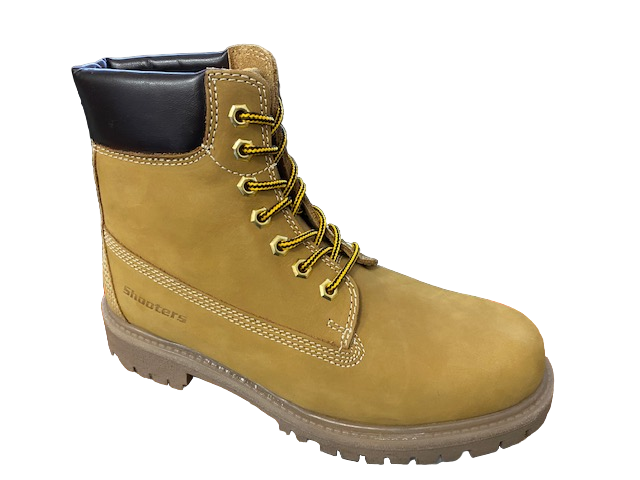 Shooters Scarponcino Boscaiolo Uomo S4509 Giallo/bark Pelle Nabuk
