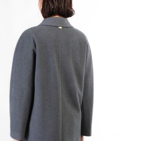 Cappotto donna CafèNoir doppiopetto manica kimono JI0081