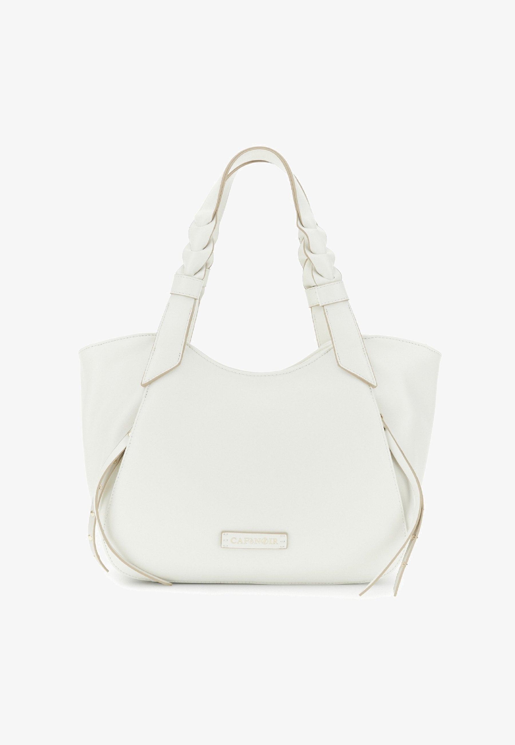 Borsa Cafènoir Shopping bag con tasche laterali con manici intrecciati WA0801