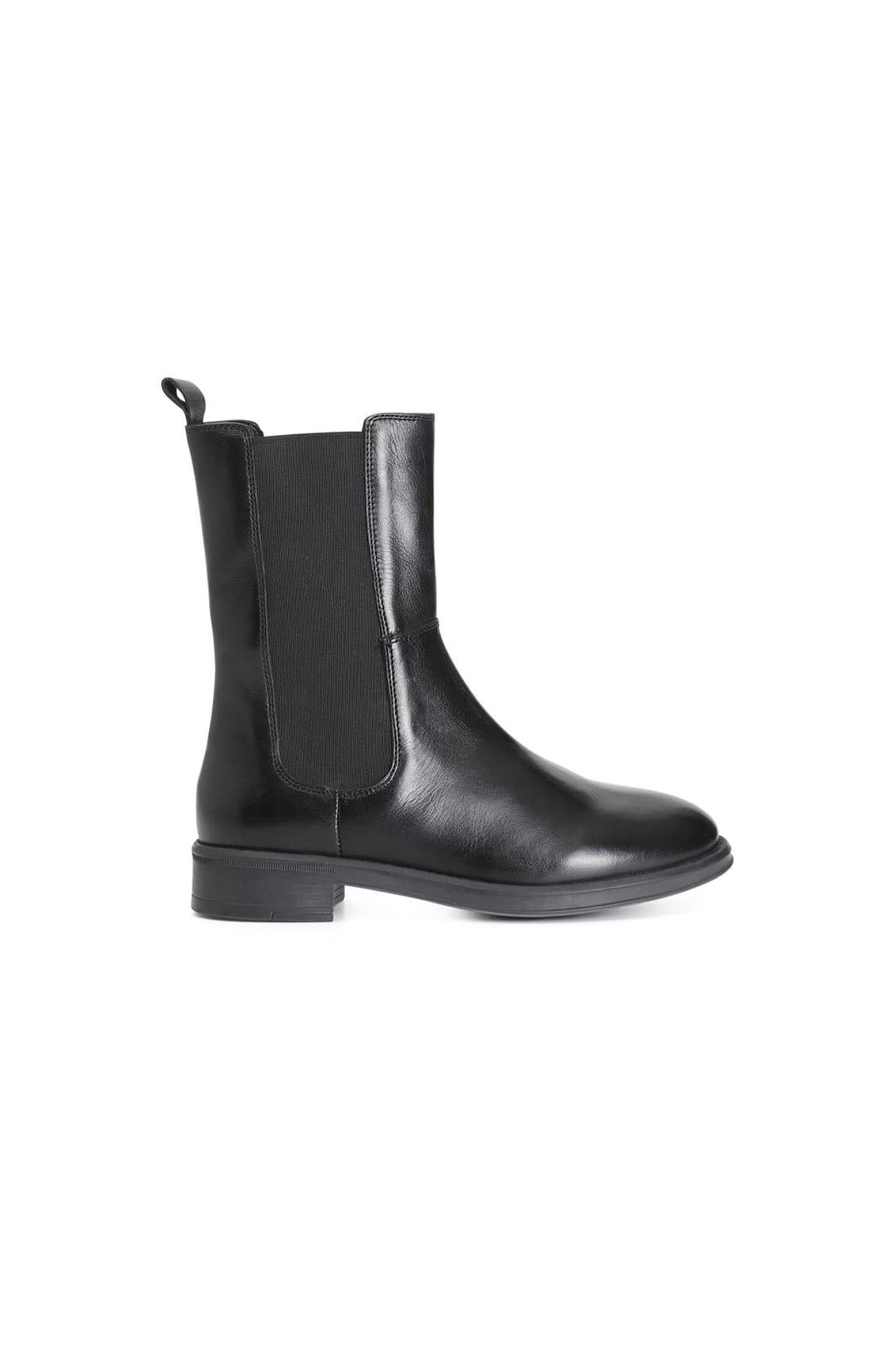 stivaletto donna Cafènoir in pelle con elastici XR1036
