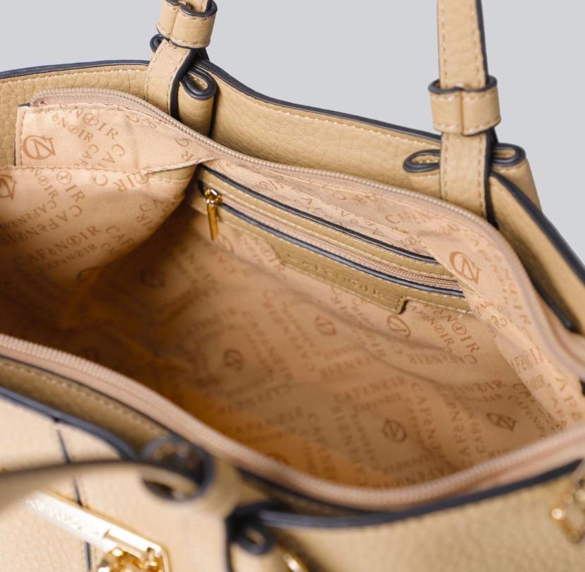 Borsa Shopping di CafèNoi con effetto pelle grana grossa YC0910