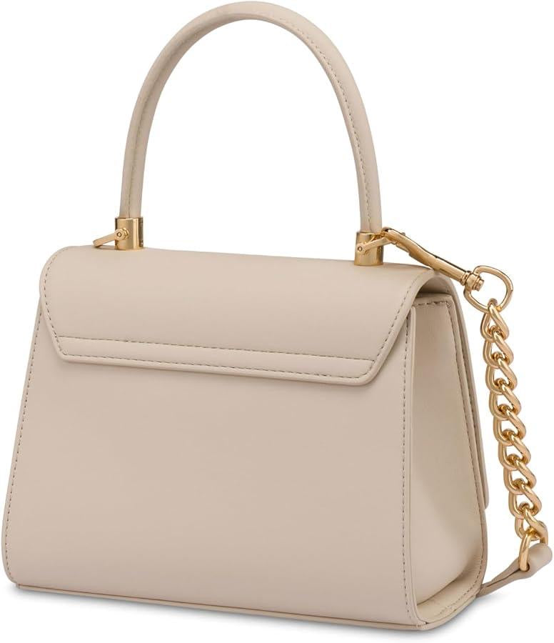Borsa Donna a Mano Small LOVE M. linea Bold Bag colore Nero e Nikel