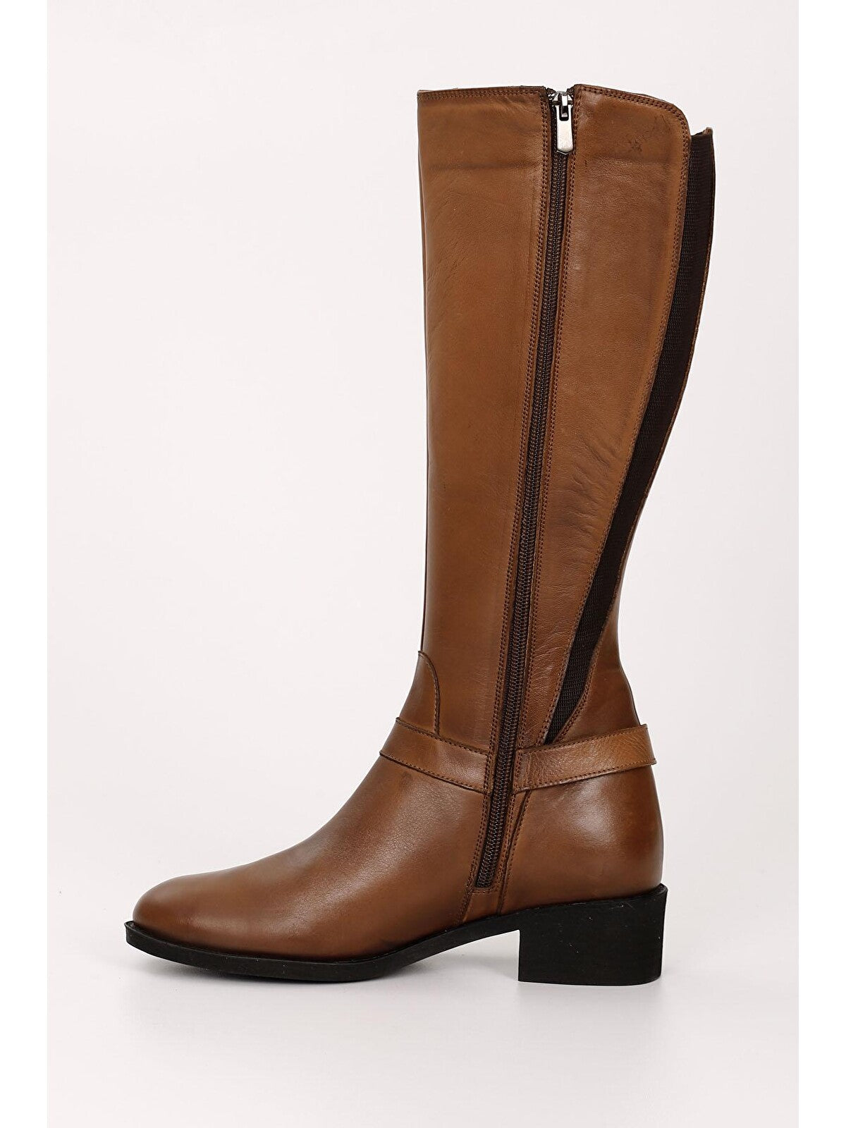 Stivali donna in vera pelle con elastici sul retro TREINTAS SHOES
