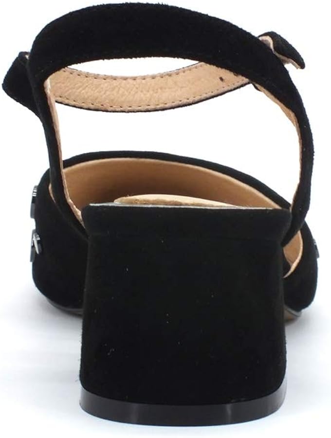 Slingback Cafènoir in pelle scamosciata borchie argento GLC536