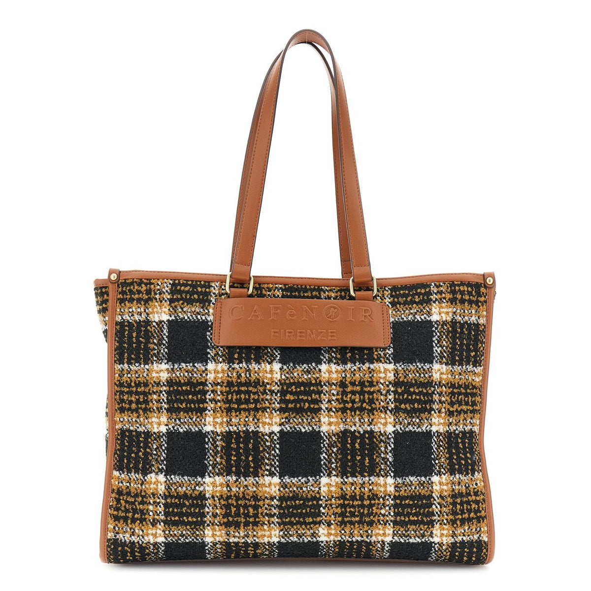 Borsa Cafenoir in tessuto tartan NQ0925