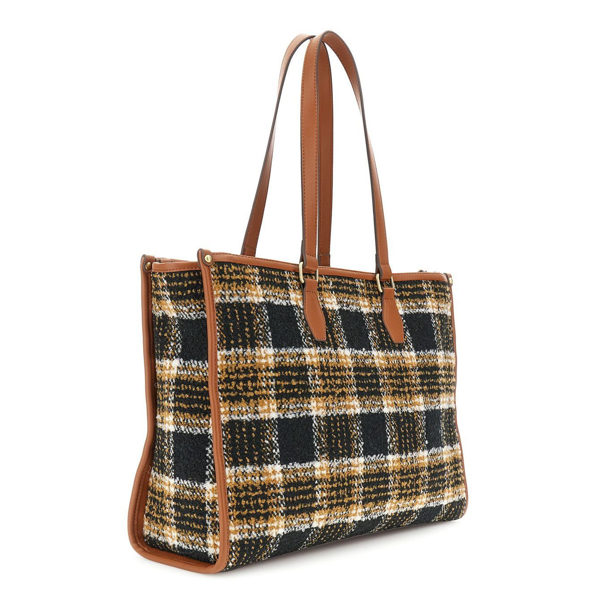 Borsa Cafenoir in tessuto tartan NQ0925