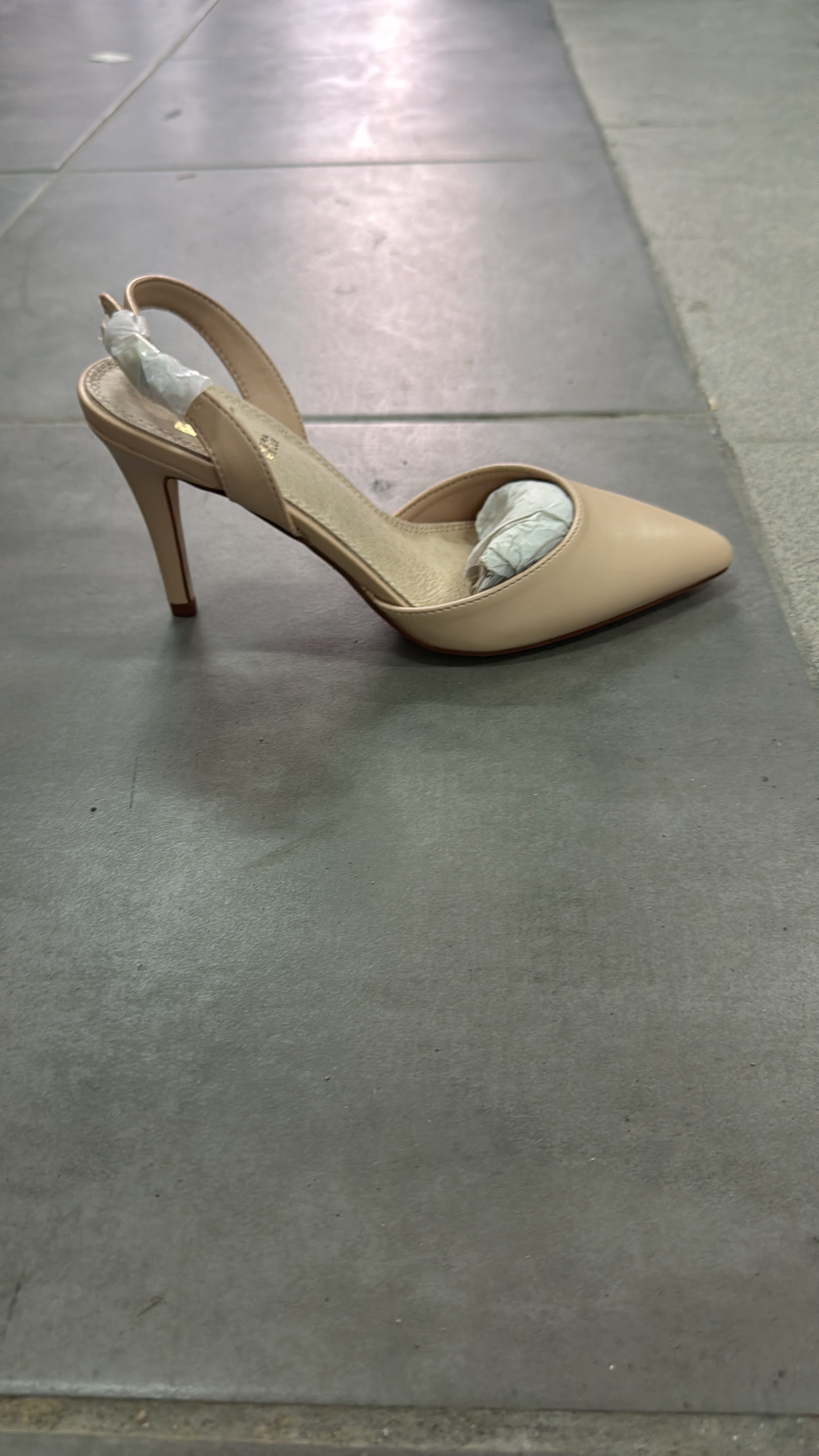 Slingback Gold&Gold