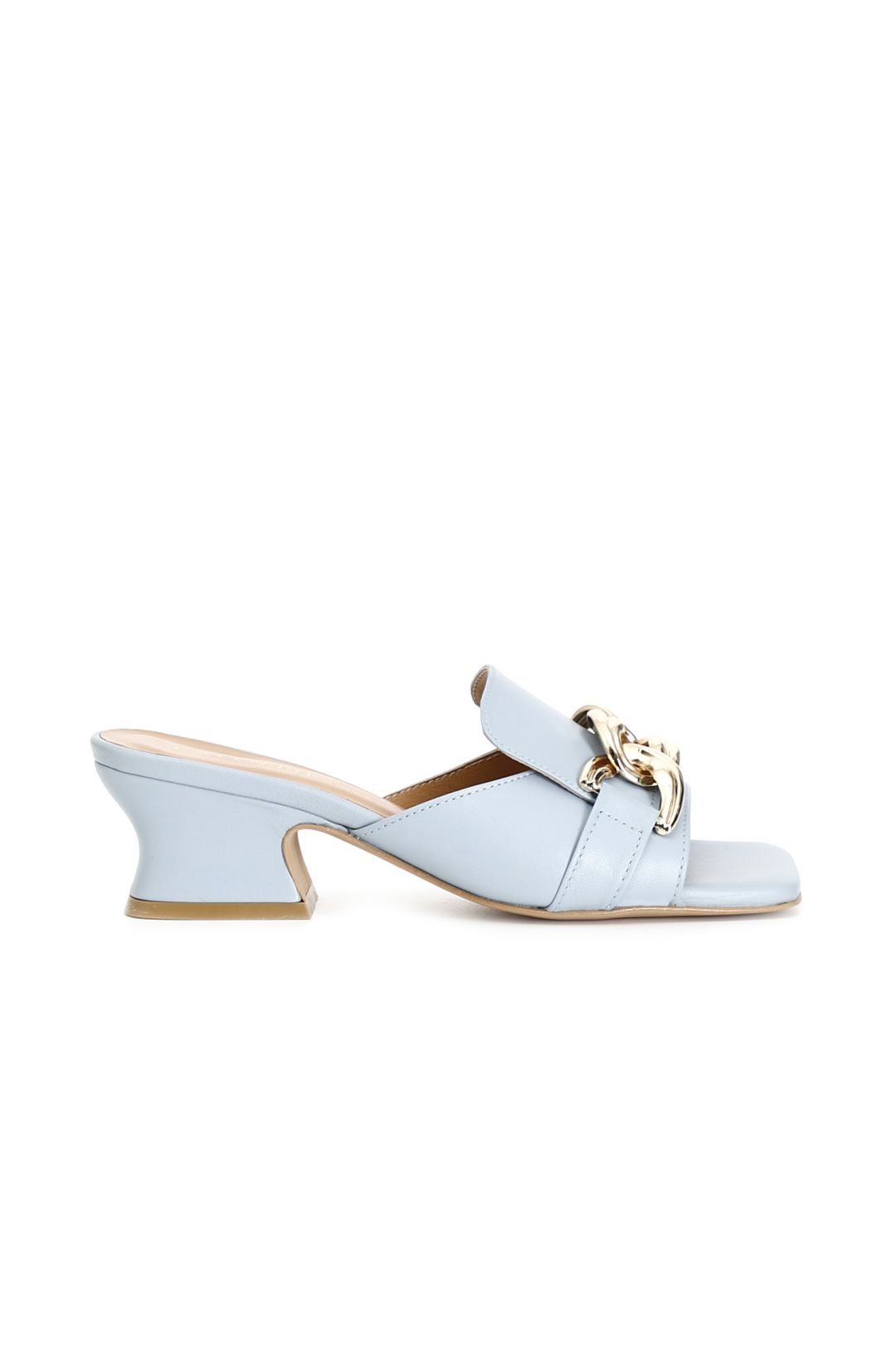 Cafènoir LB4207 Ciabatta in pelle con catena