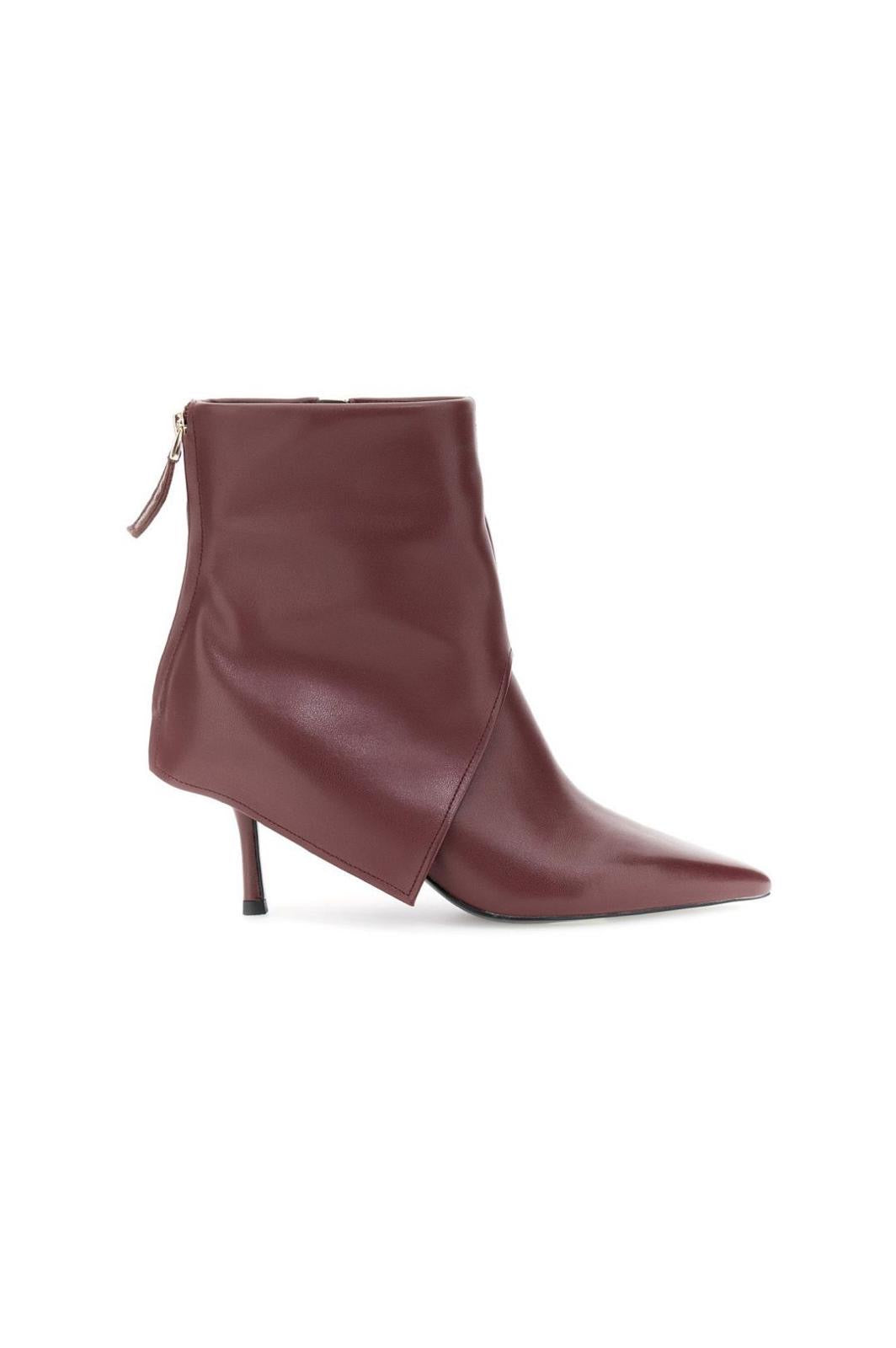 Tronchetti donna di CafèNoir con risvolto in pelle tacco 7,5 Cm NA4207