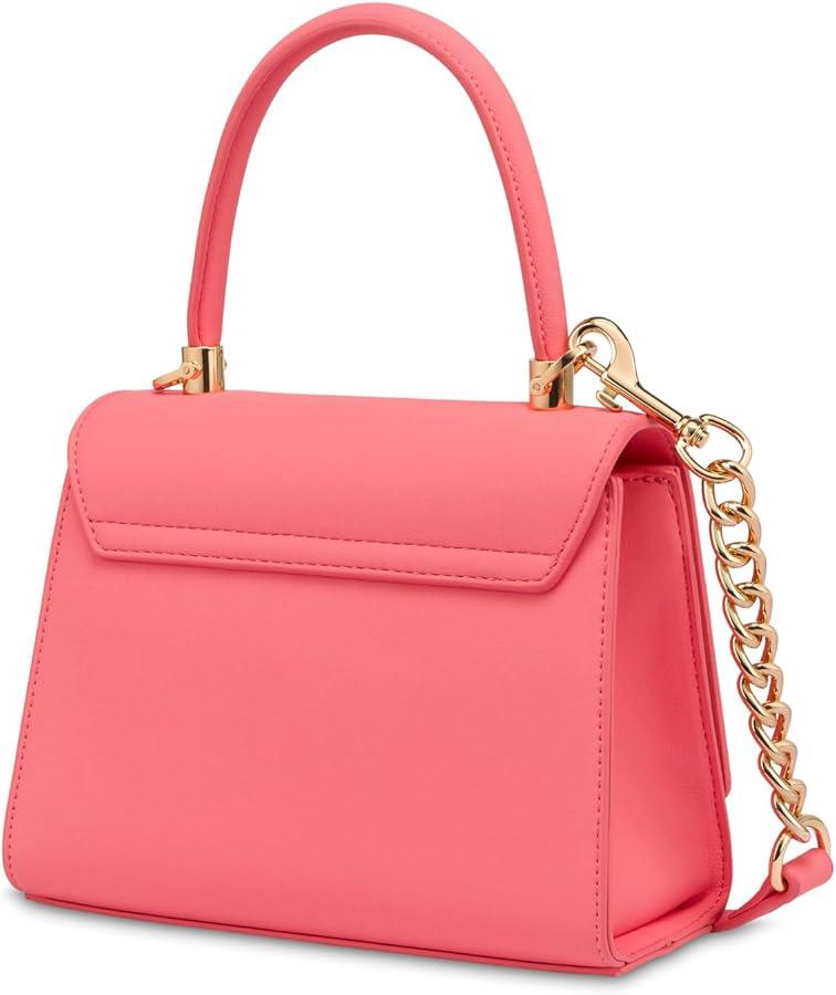 Borsa Donna a Mano Small LOVE M.  linea Bold Bag colore Nero e Nikel