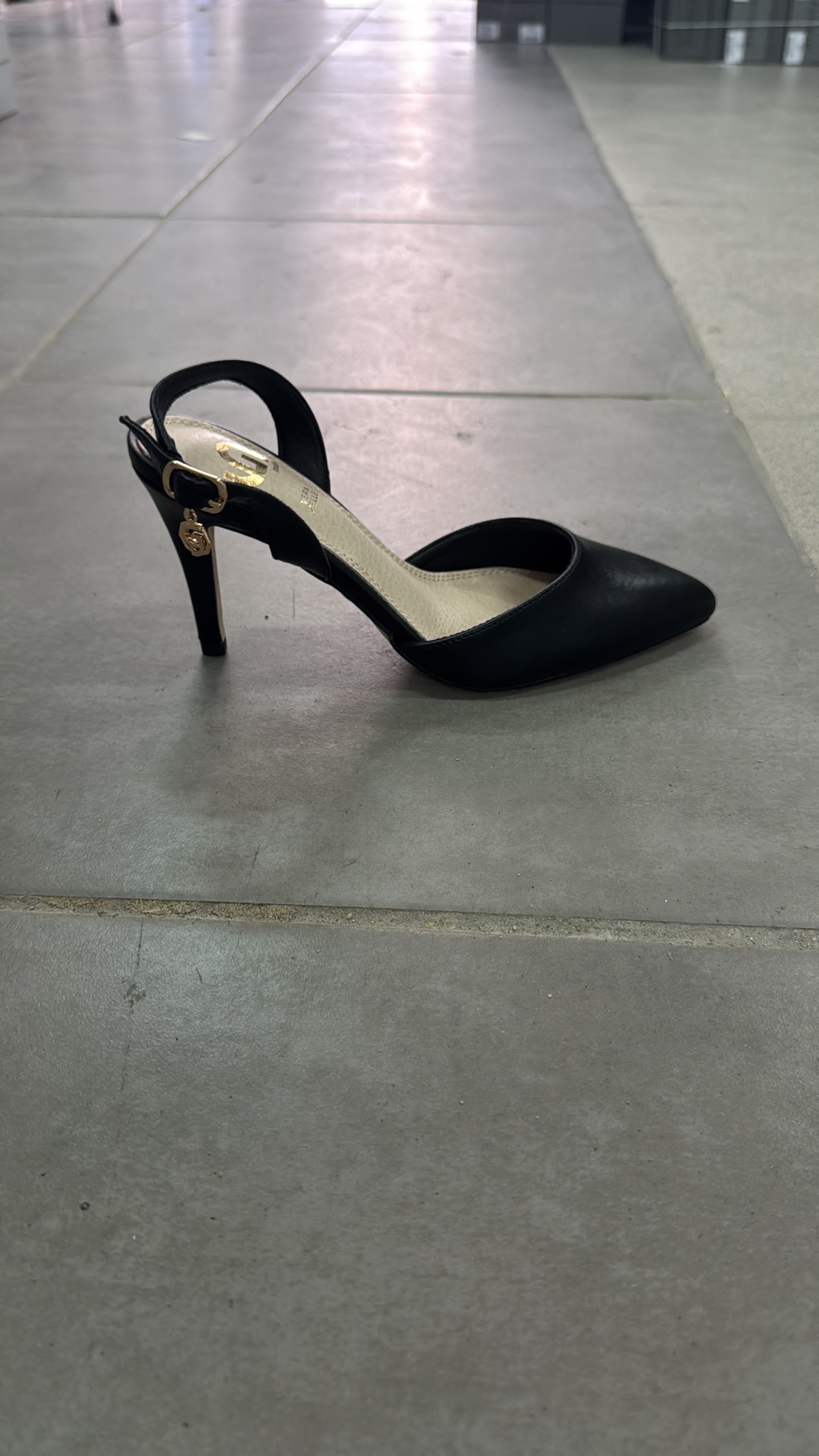 Slingback Gold&Gold
