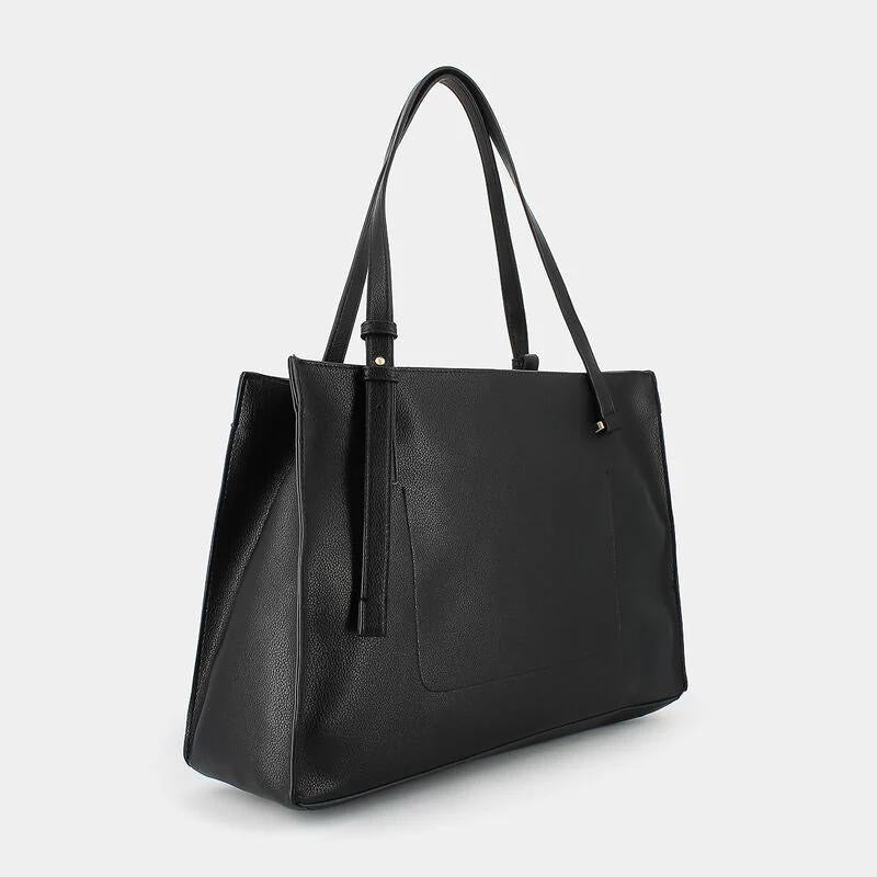 Borsa morbida di CafèNoir sfoderata con lettering NS0943