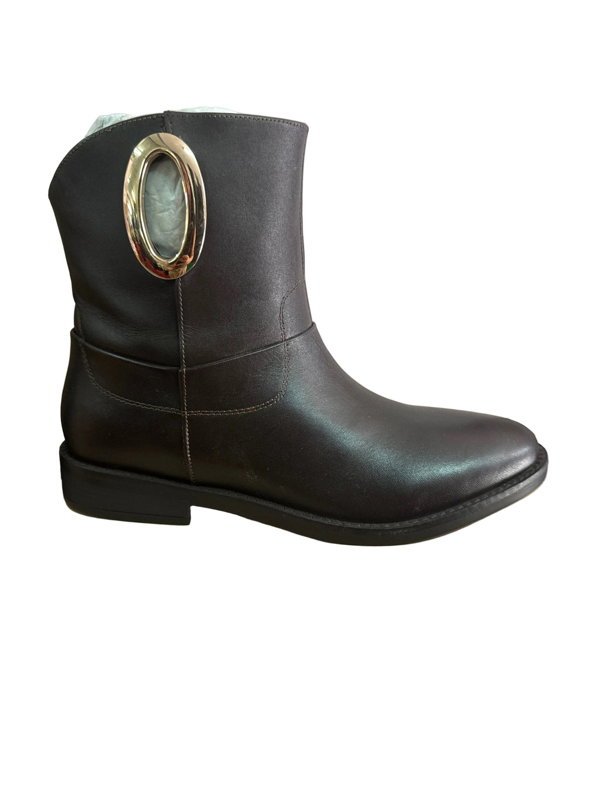 Tronchetti donna in pelle di CafèNoir con accessorio dorato FB1500