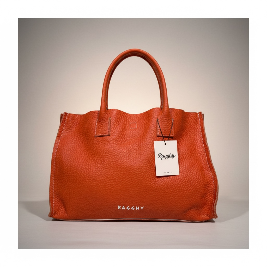 Borsa Bagghy a mano in vera pelle