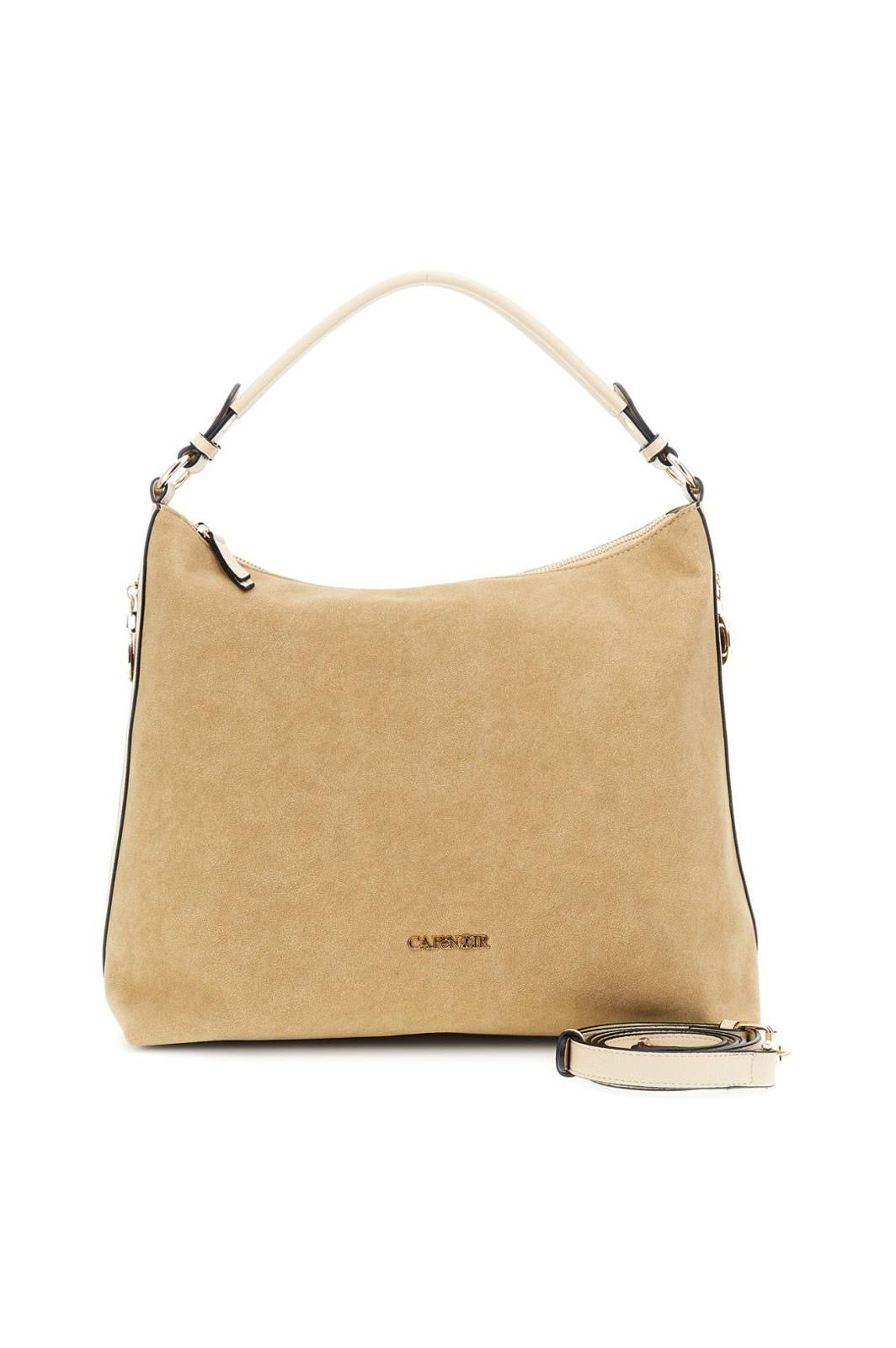 Sacca morbida di CafèNoir con effetto pelle suede YB0904