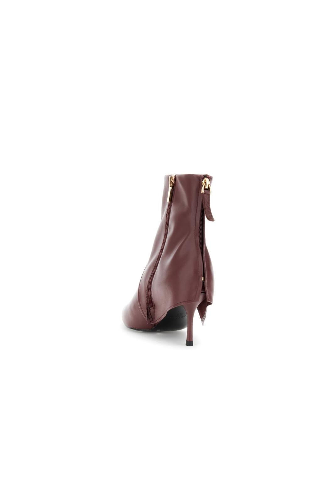 Tronchetti donna di CafèNoir con risvolto in pelle tacco 7,5 Cm NA4207