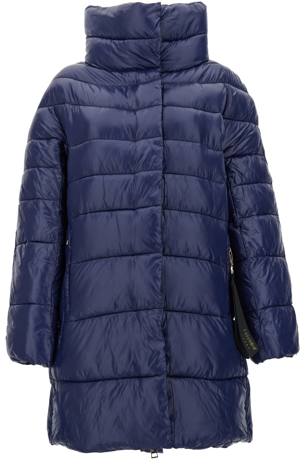 Piumino dalla linea svasata navy JN0084