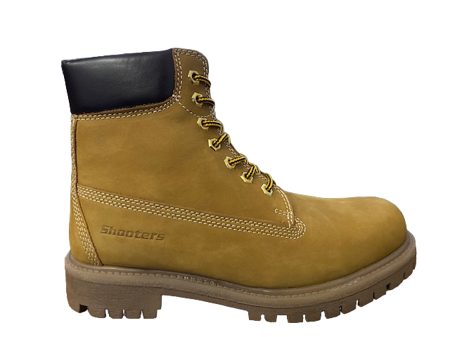 Shooters Scarponcino Boscaiolo Uomo S4509 Giallo/bark Pelle Nabuk