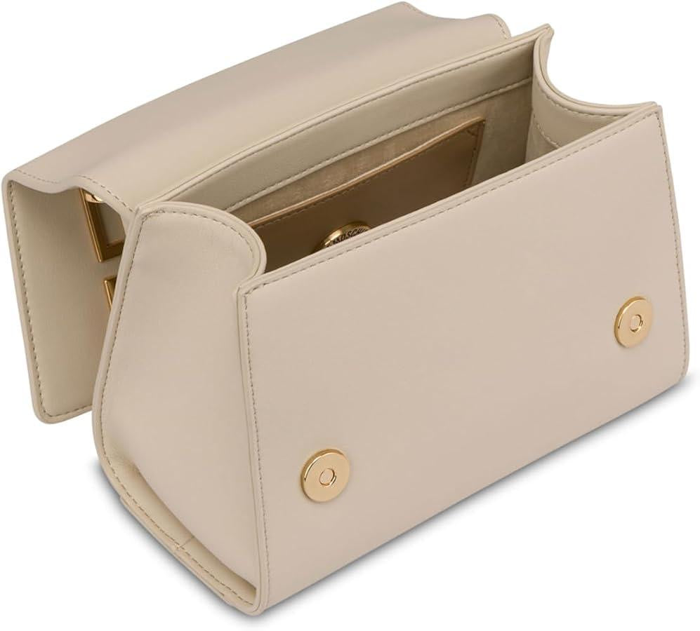 Borsa Donna a Mano Small LOVE M.  linea Bold Bag colore Nero e Nikel