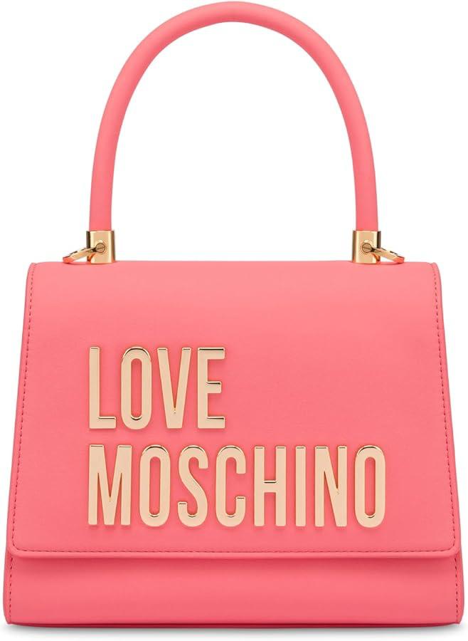 Borsa Donna a Mano Small LOVE M.  linea Bold Bag colore Nero e Nikel