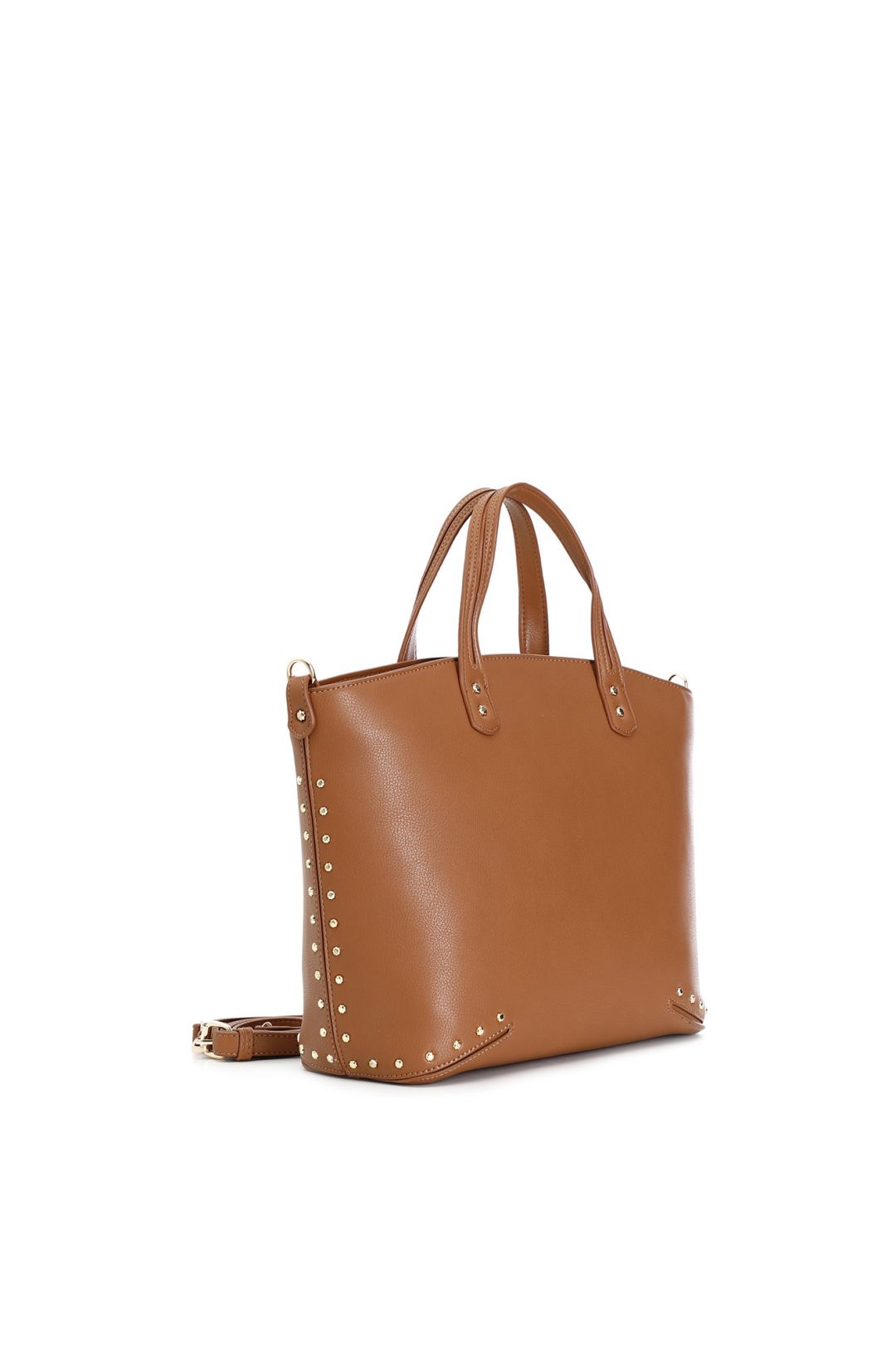 Borsa Cafènoir IB0604Tote con applicazioni di rivetti cuoio
