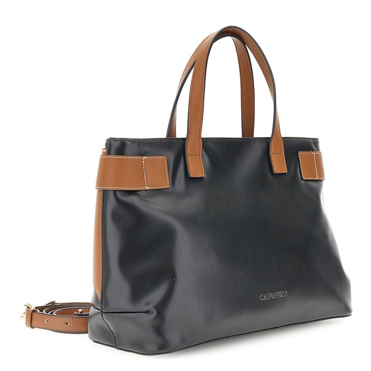 Borsa a mano in similpelle di CafèNoir con un elegante passante WG0918