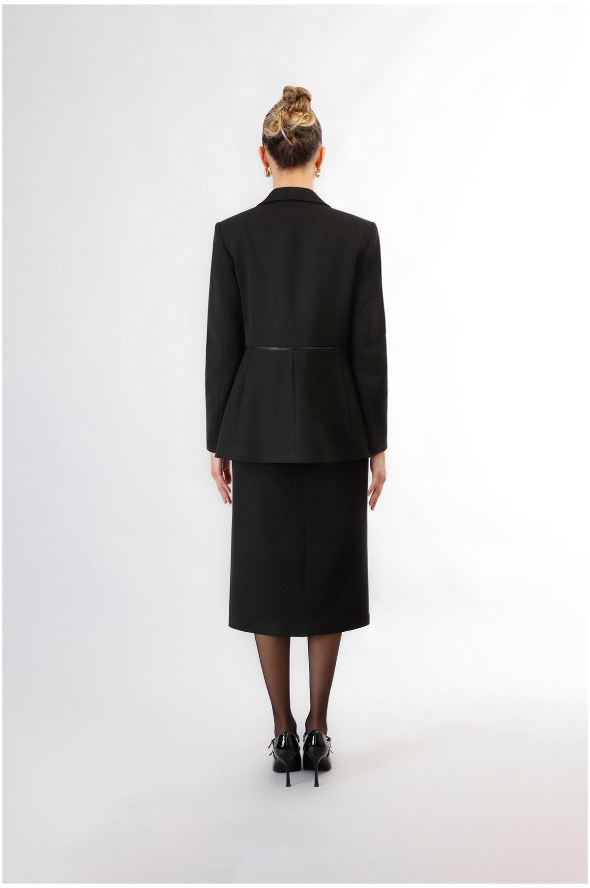 Giacca donna CafèNoir con zip in vita JH0075