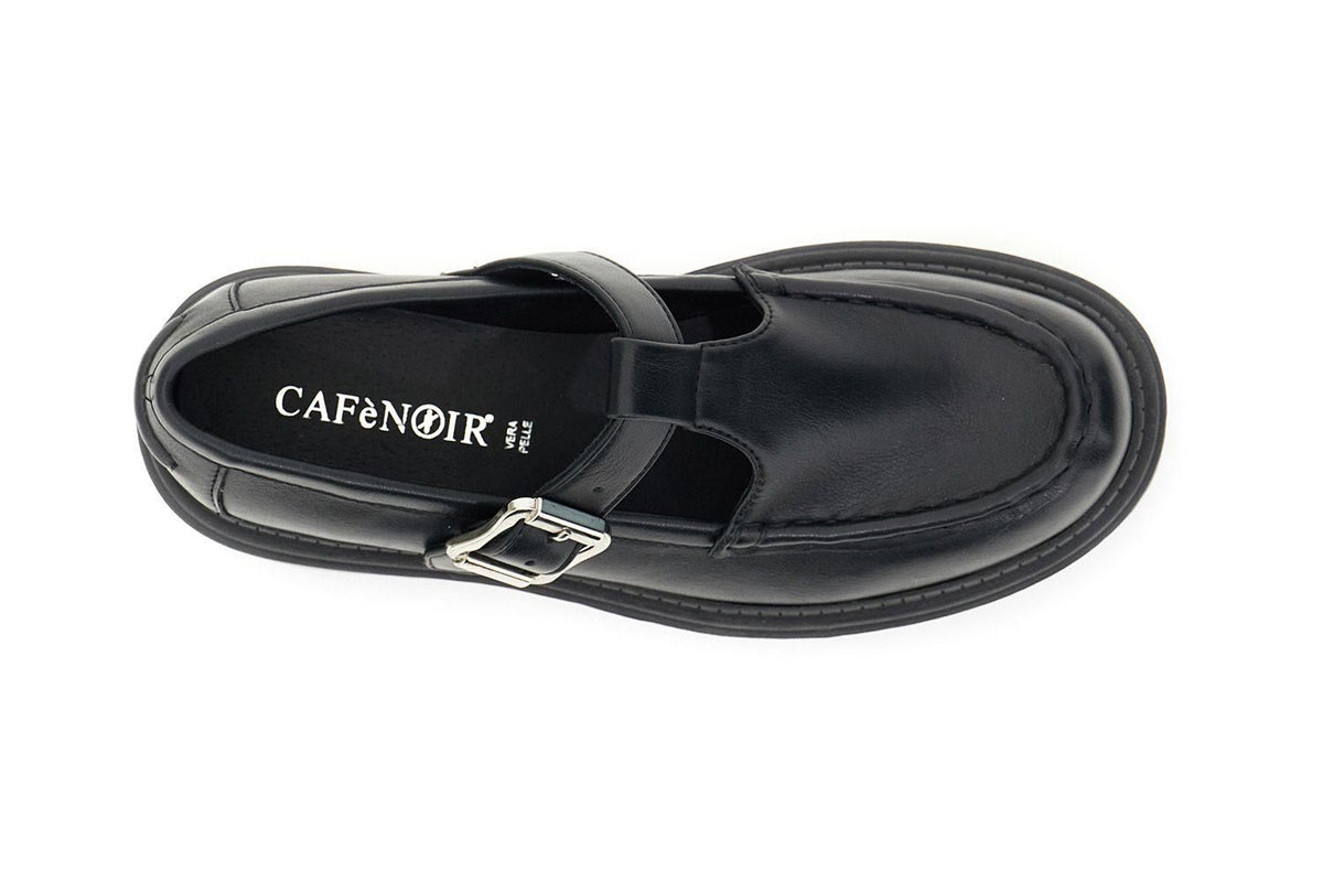 Mocassini CafeNoir donna mary jane con fibbia in similpelle FC9200