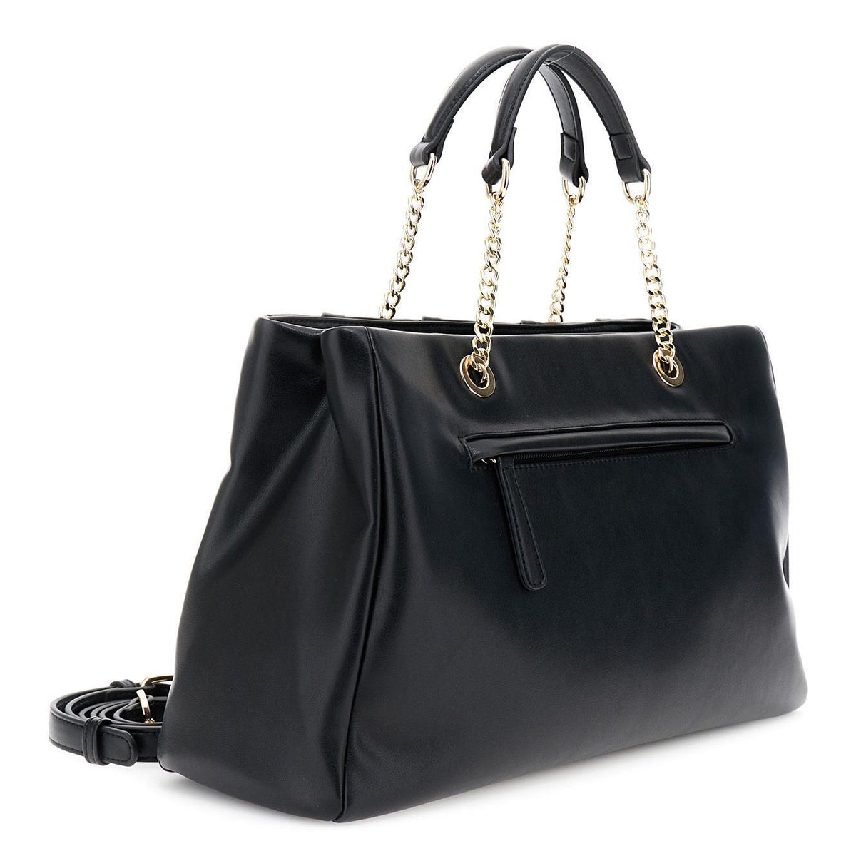 Borsa Shopping con plissettatura di CafèNoir e manici con catena WD0908