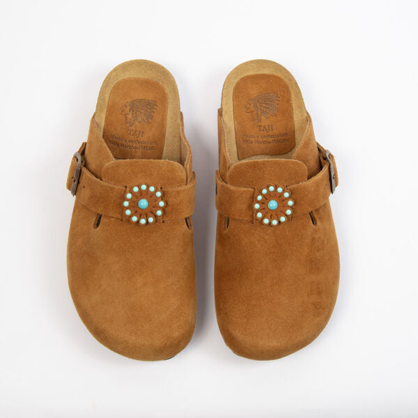 Sabot TAJI in vera pelle