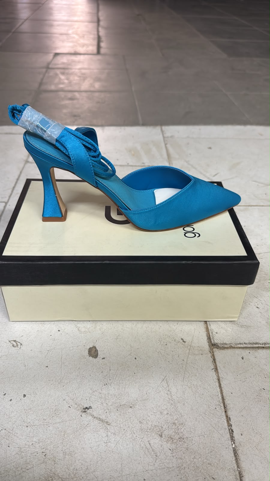 Slingback gold&gold