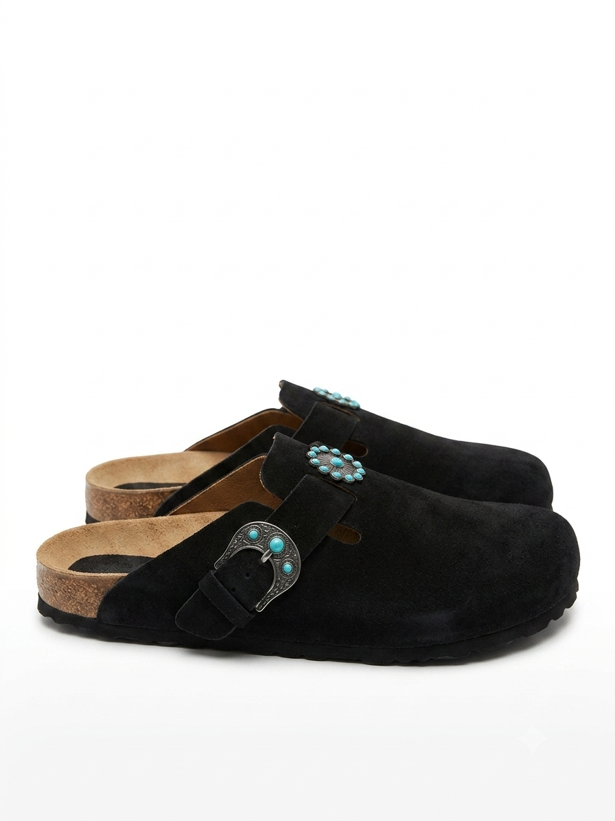 Sabot TAJI in vera pelle